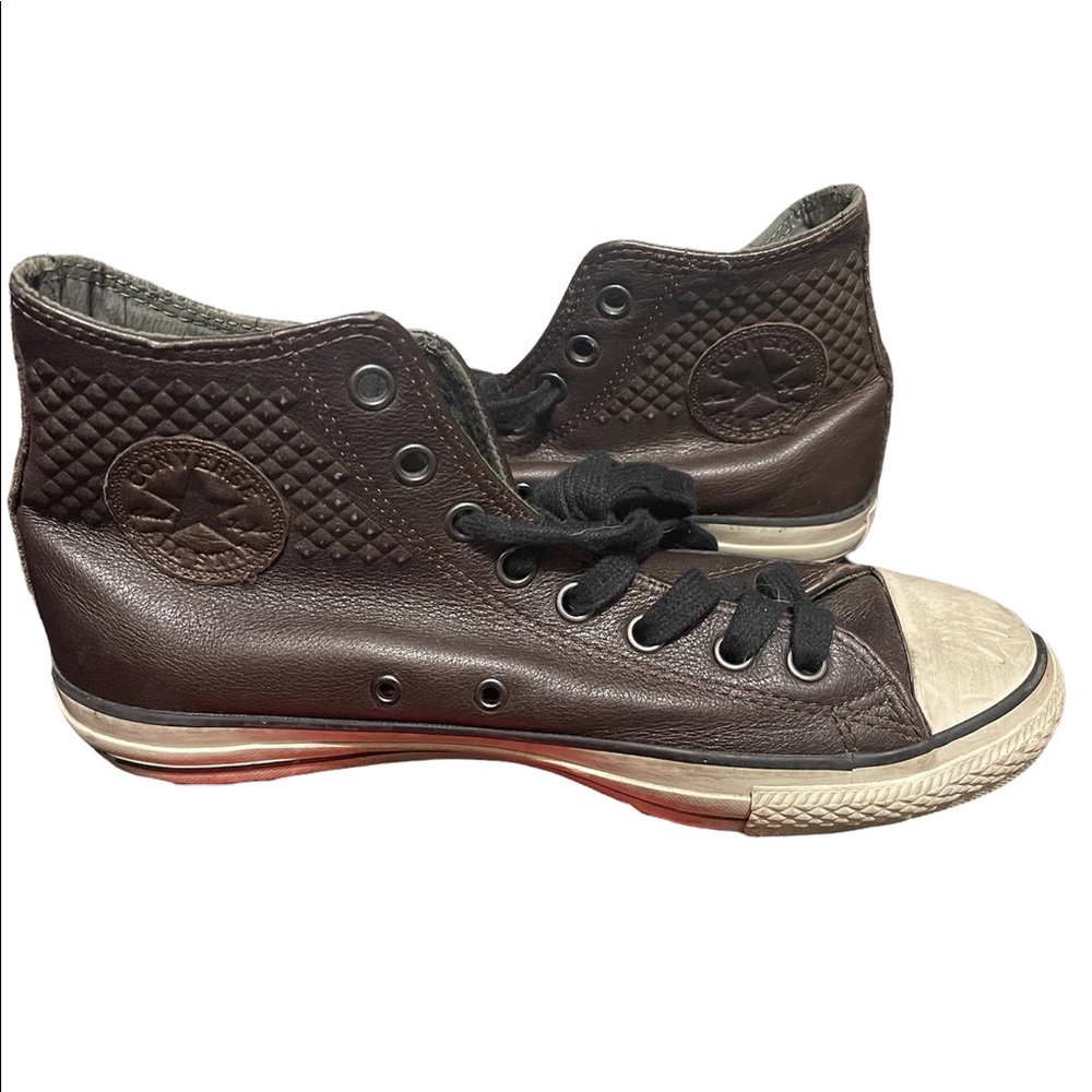 Converse Unisex John Varvatos 145389C Brown Casual Shoes Sneakers Sz 8